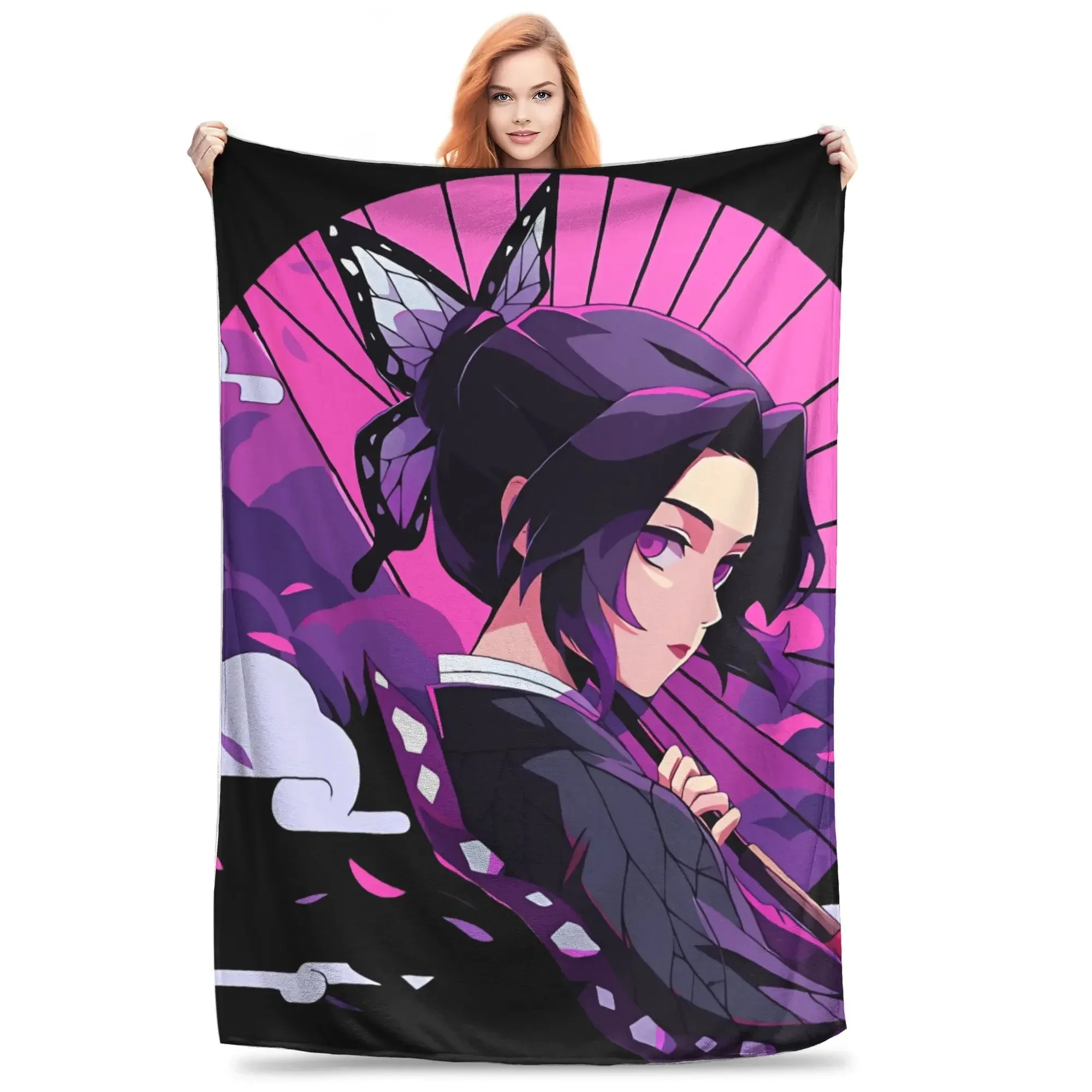 Kocho Shinobu Anime Plush Blanket Warm Flannel Throw for Bedroom Quality Bedspread Gift for Boys Girls
Kocho Shinobu Anime Plush Blanket Warm Flannel Throw for Bedroom Quality Bedspread Gift for Boys Girls