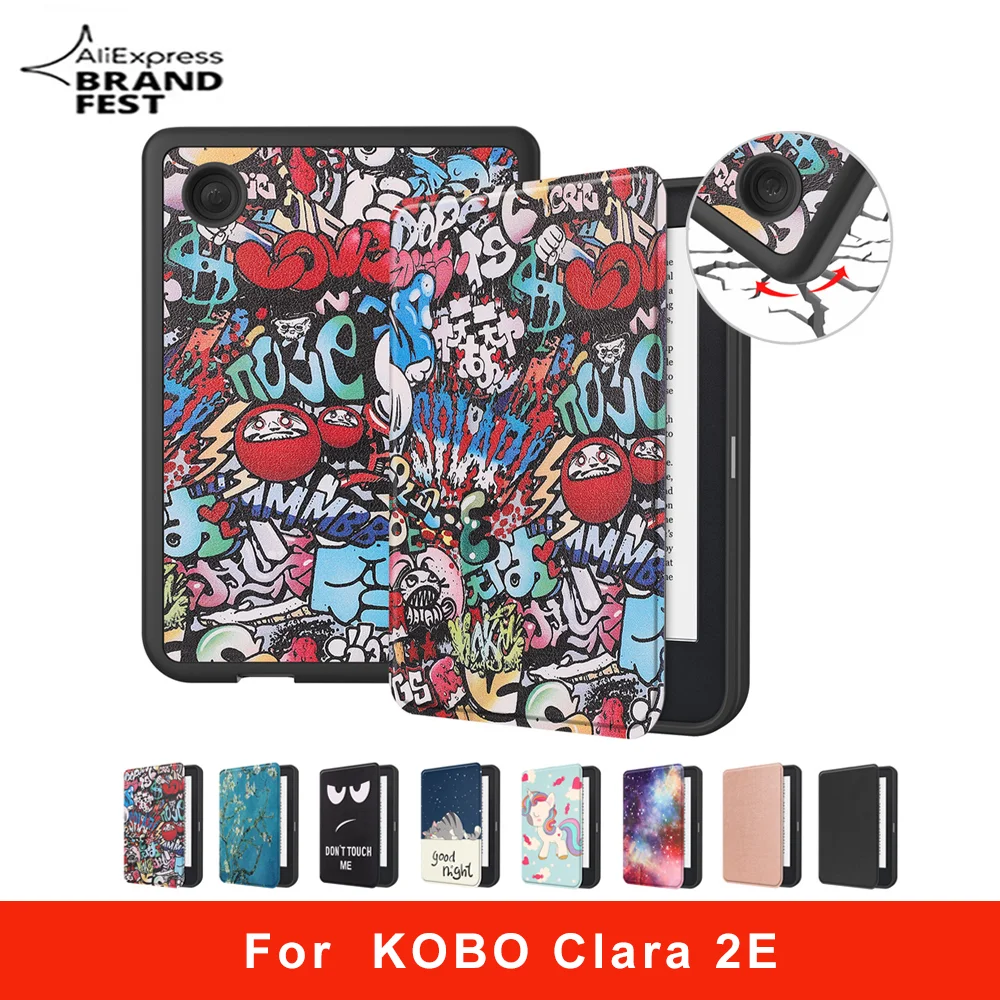 Чехол для KOBO Clear 2E чехол 2022, умный чехол из искусственной кожи, силиконовая задняя крышка, полный корпус электронной книги, для Etui Kobo Clear 2e, Обложка, Обложка
Чехол для KOBO Clear 2E чехол 2022, умный чехол из искусственной кожи, силиконовая задняя крышка, полный корпус электронной книги, для Etui Kobo Clear 2e, Обложка, Обложка