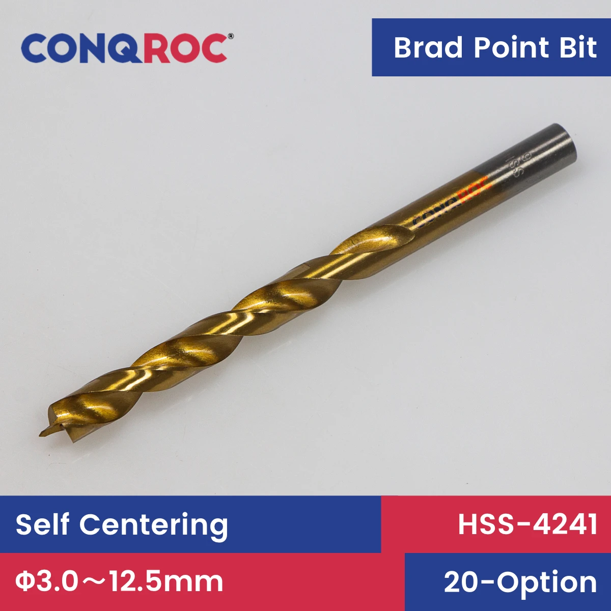 Набор сверл Brad Point HSS-4241, самоцентрирующийся диаметр 3,0 ~ 12,5 мм, 20 вариантов, деревообрабатывающие открывалки с титановым покрытием
Набор сверл Brad Point HSS-4241, самоцентрирующийся диаметр 3,0 ~ 12,5 мм, 20 вариантов, деревообрабатывающие открывалки с титановым покрытием