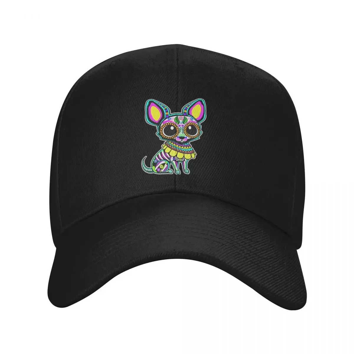 Cute Day of the Dead Chihuahua Graphic Design Baseball Cap Christmas Hat Sunscreen fishing caps man Mens Women's
Cute Day of the Dead Chihuahua Graphic Design Baseball Cap Christmas Hat Sunscreen fishing caps man Mens Women's