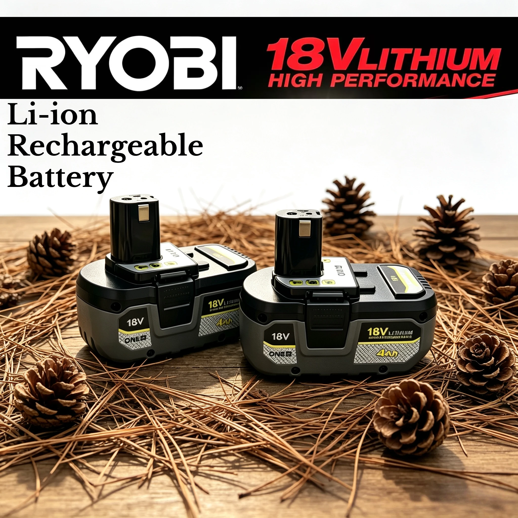 High-Performance 18V 8.0Ah Lithium Battery for RYOBI Tools, Low Self-Discharge, Compatible with P104/P107/P109/P108 All Series
High-Performance 18V 8.0Ah Lithium Battery for RYOBI Tools, Low Self-Discharge, Compatible with P104/P107/P109/P108 All Series