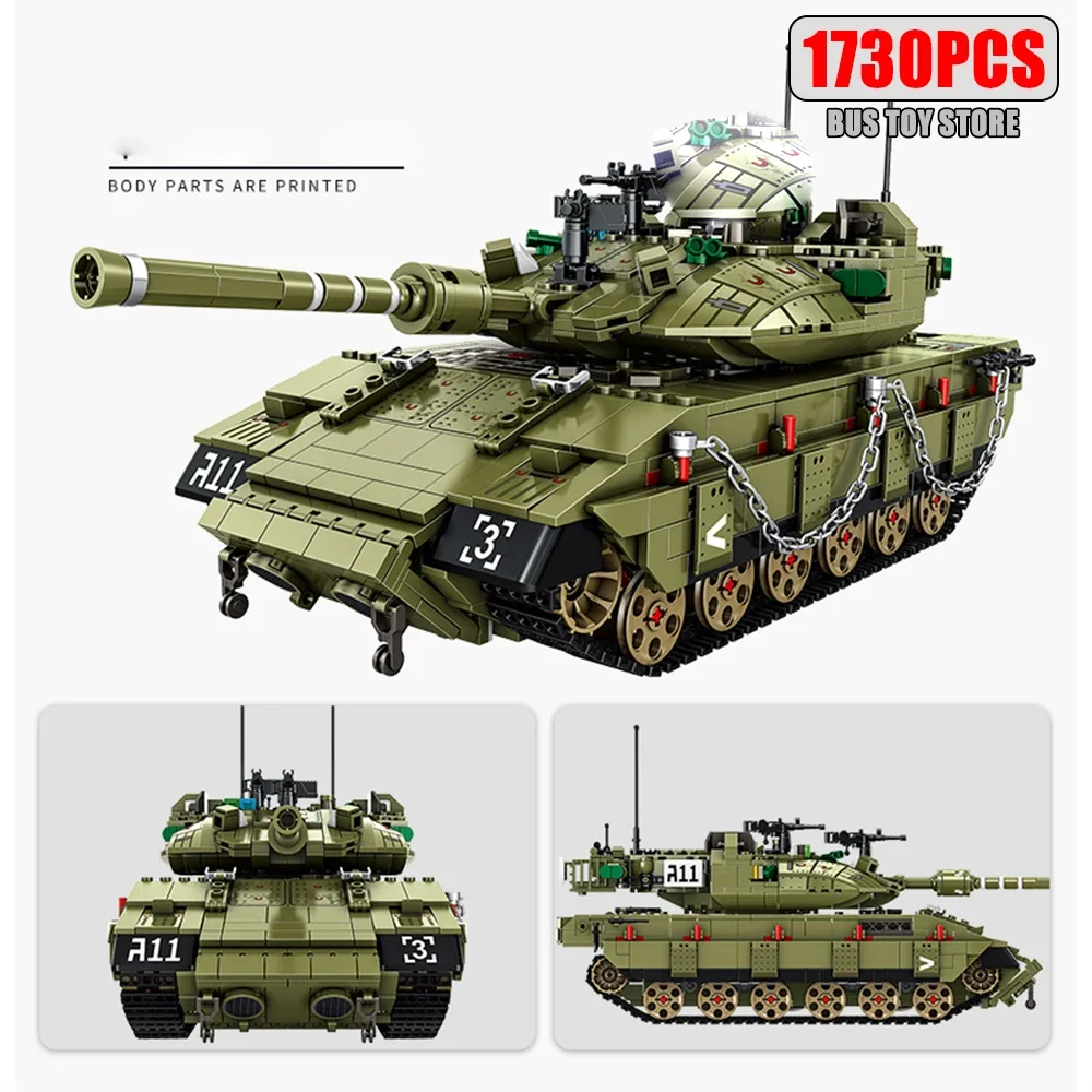 Merkava Main Battle Tank Ww2 Military Series Tank Building Blocks Bricks Model Set Educational Toys for Boys Christmas Gift
Merkava Main Battle Tank Ww2 Military Series Tank Building Blocks Bricks Model Set Educational Toys for Boys Christmas Gift