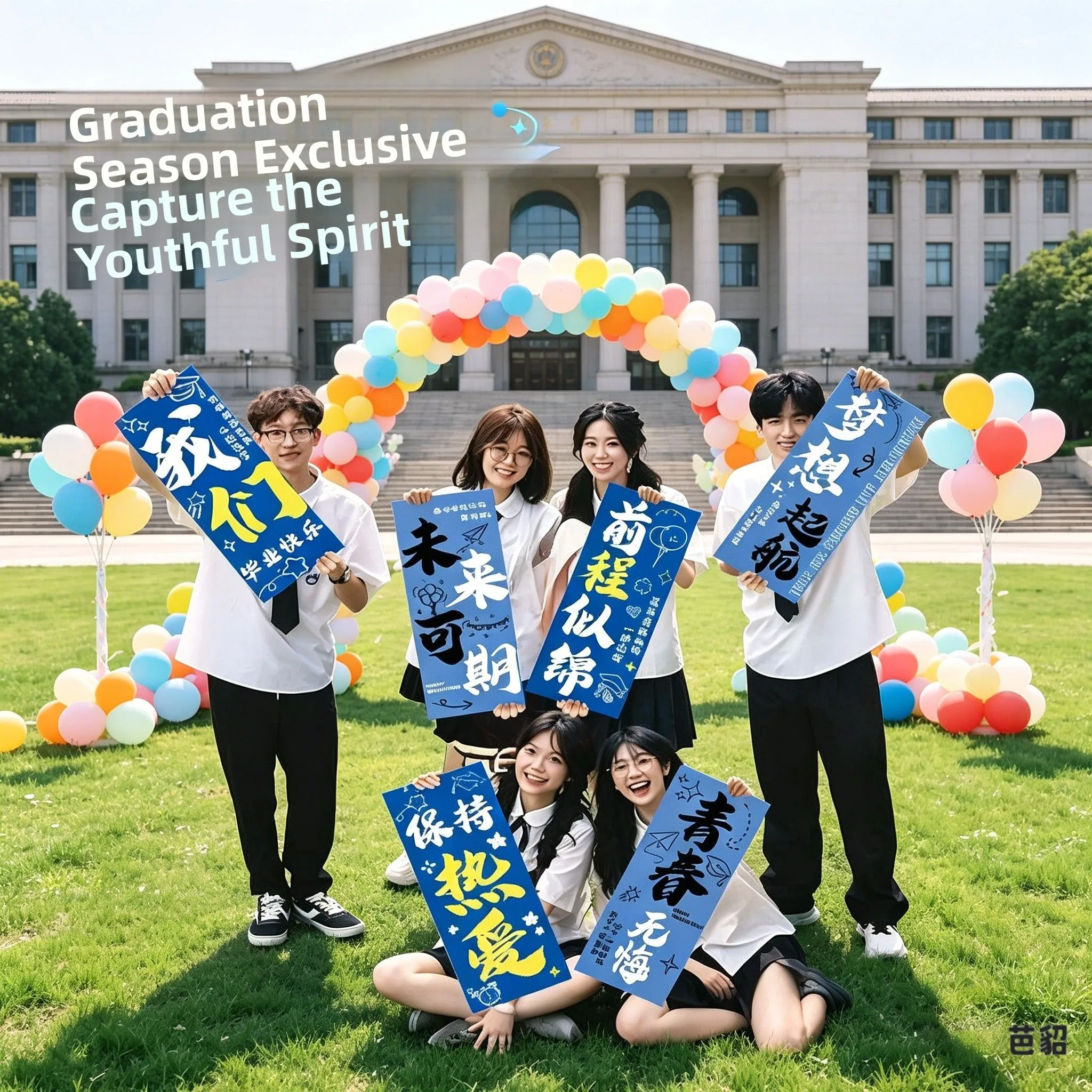 Graduation Photo Prop Class Decoration Handheld Banner Scene Arrangement Balloons Festive Supplies for University Students
Graduation Photo Prop Class Decoration Handheld Banner Scene Arrangement Balloons Festive Supplies for University Students