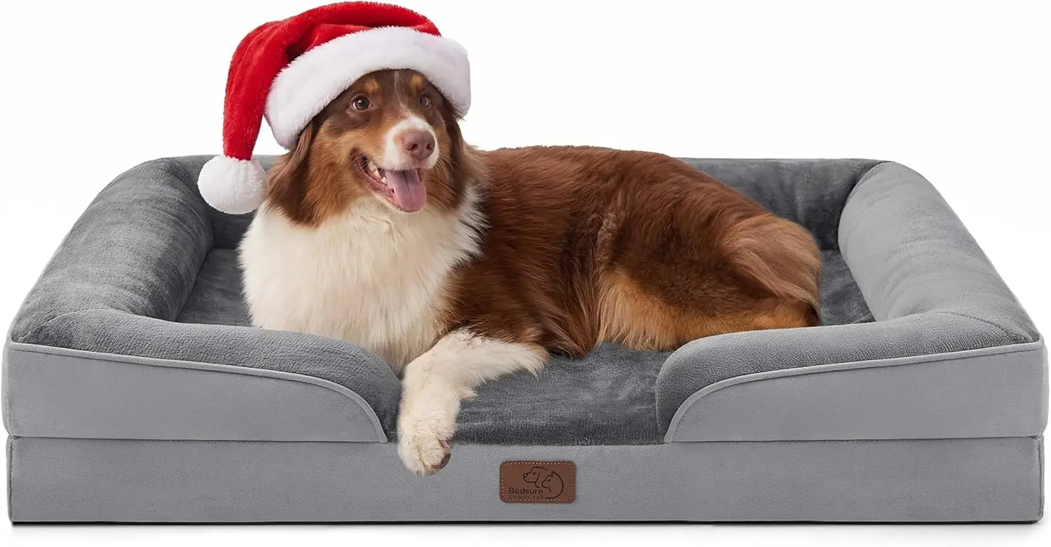 Large Orthopedic Dog Bed with Waterproof Cover, Washable Pet Sofa for Joint Support & Comfort, Non-Slip Bottom, Grey 35"
Large Orthopedic Dog Bed with Waterproof Cover, Washable Pet Sofa for Joint Support & Comfort, Non-Slip Bottom, Grey 35"