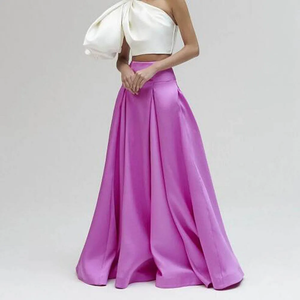 Lavender Satin Skirt Floor Length Long Lady Maxi Party Skirts Women Saias High Waist
Lavender Satin Skirt Floor Length Long Lady Maxi Party Skirts Women Saias High Waist