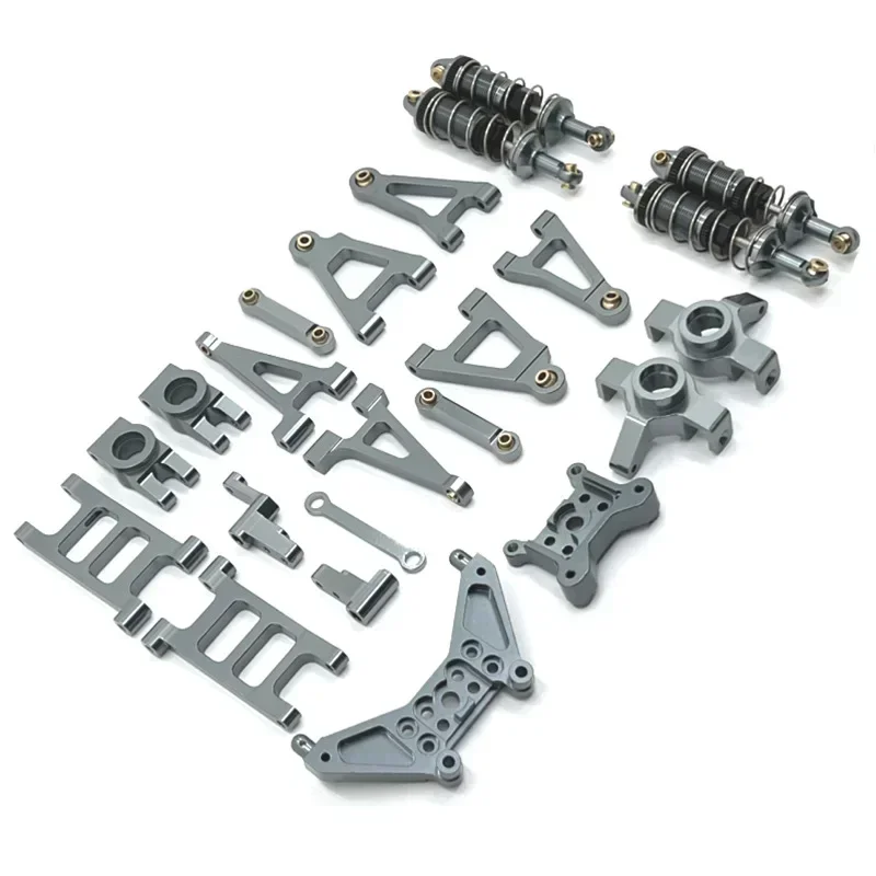 MJX 14301 14302 Metal Suspension Arm Steering Cup Shock Absorber Steering Assembly Shock Tower Set 1/14 RC Car Upgrade Parts Kit
MJX 14301 14302 Metal Suspension Arm Steering Cup Shock Absorber Steering Assembly Shock Tower Set 1/14 RC Car Upgrade Parts Kit