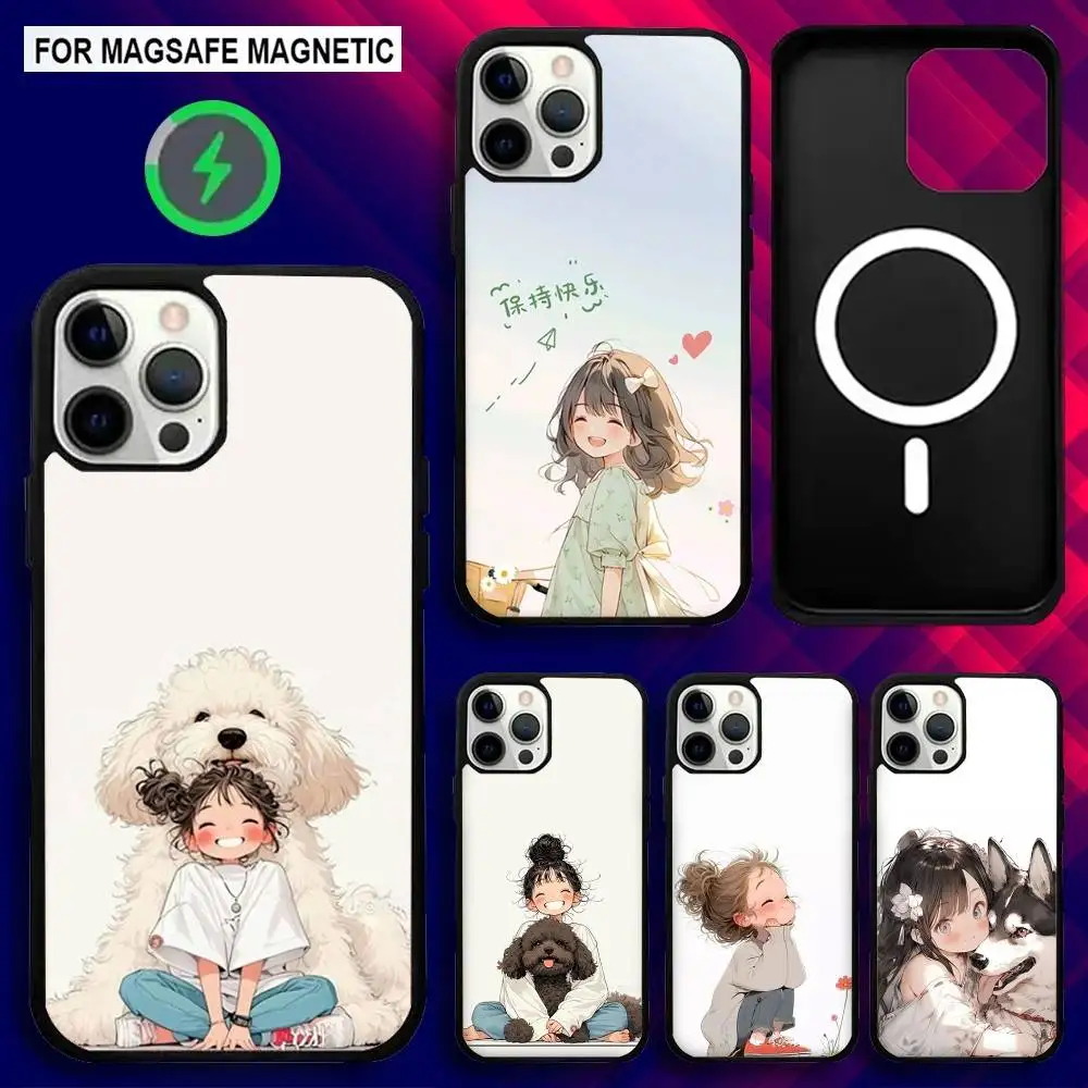 Cute Kid Girl Dog Phone Case For iPhone 16e,16,15,14,13,12,11,Plus,Pro,Max,Mini Magsafe Magnetic Wireless Charging
Cute Kid Girl Dog Phone Case For iPhone 16e,16,15,14,13,12,11,Plus,Pro,Max,Mini Magsafe Magnetic Wireless Charging