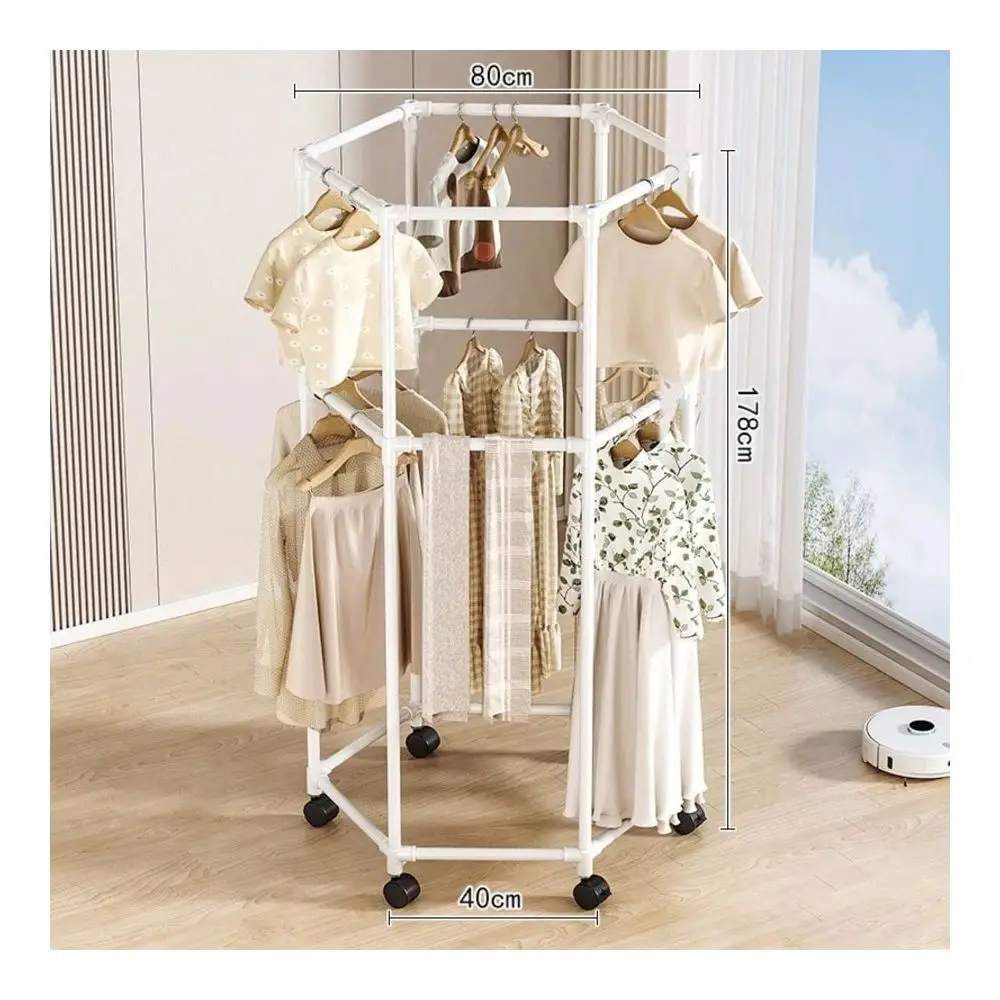 Double Layer Freestanding Clothes Drying Rack, Thickened Laundry Pole, Indoor Home Balcony Dormitory Clothing Hanger
Double Layer Freestanding Clothes Drying Rack, Thickened Laundry Pole, Indoor Home Balcony Dormitory Clothing Hanger