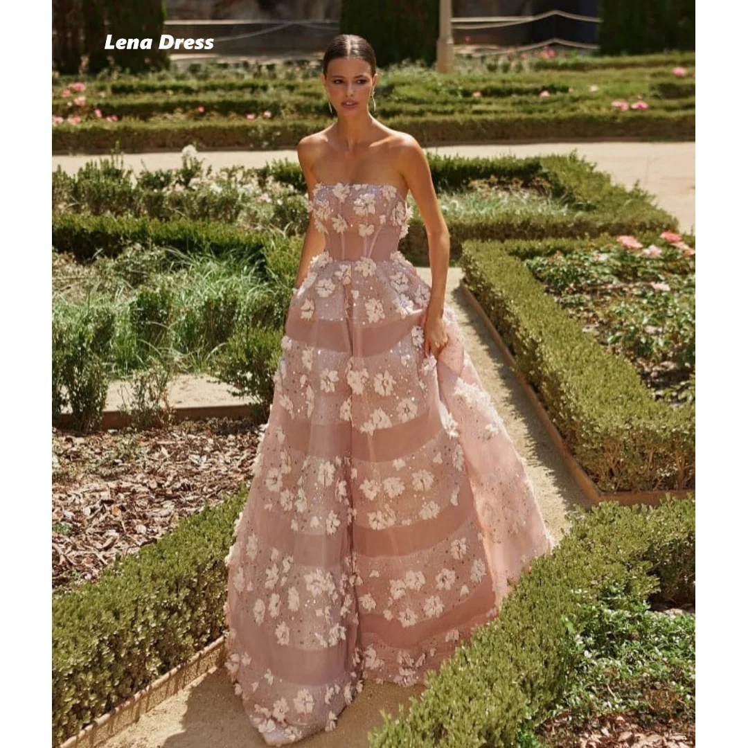 Lena Custom Made Prom Dresses 2025 Luxury Ball Dress Line A Off-shoulder Flower Lace Elegant Long Dress Robe Soiree Evening Gown
Lena Custom Made Prom Dresses 2025 Luxury Ball Dress Line A Off-shoulder Flower Lace Elegant Long Dress Robe Soiree Evening Gown
