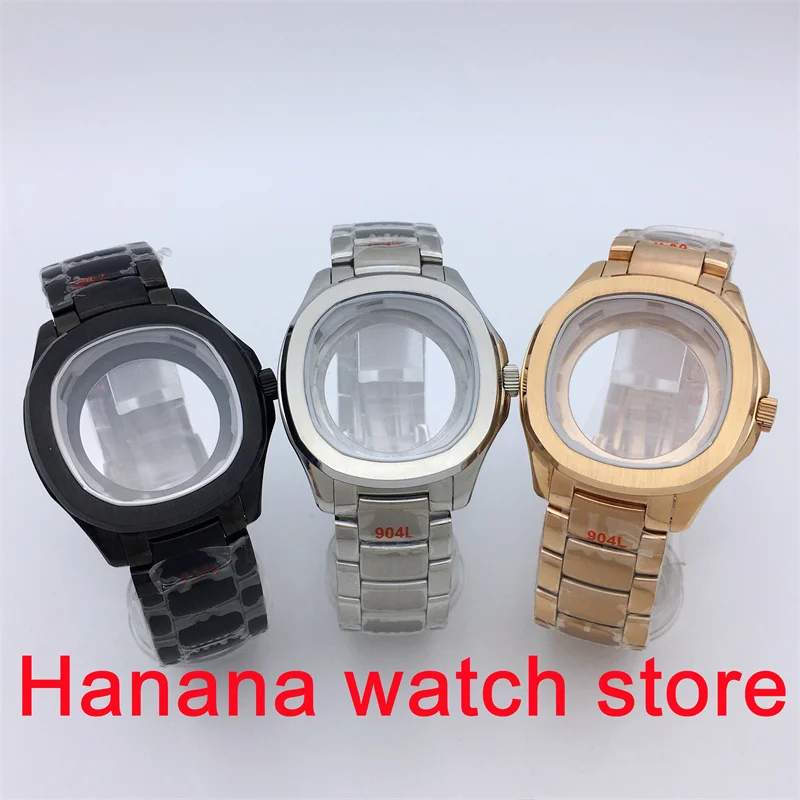 40mm Square Case Stainless Steel Bracelet Sapphire Glass Suitable for Miyota8215 DG2813 NH35 NH36 ETA2824 36 PT5000 movement
40mm Square Case Stainless Steel Bracelet Sapphire Glass Suitable for Miyota8215 DG2813 NH35 NH36 ETA2824 36 PT5000 movement
