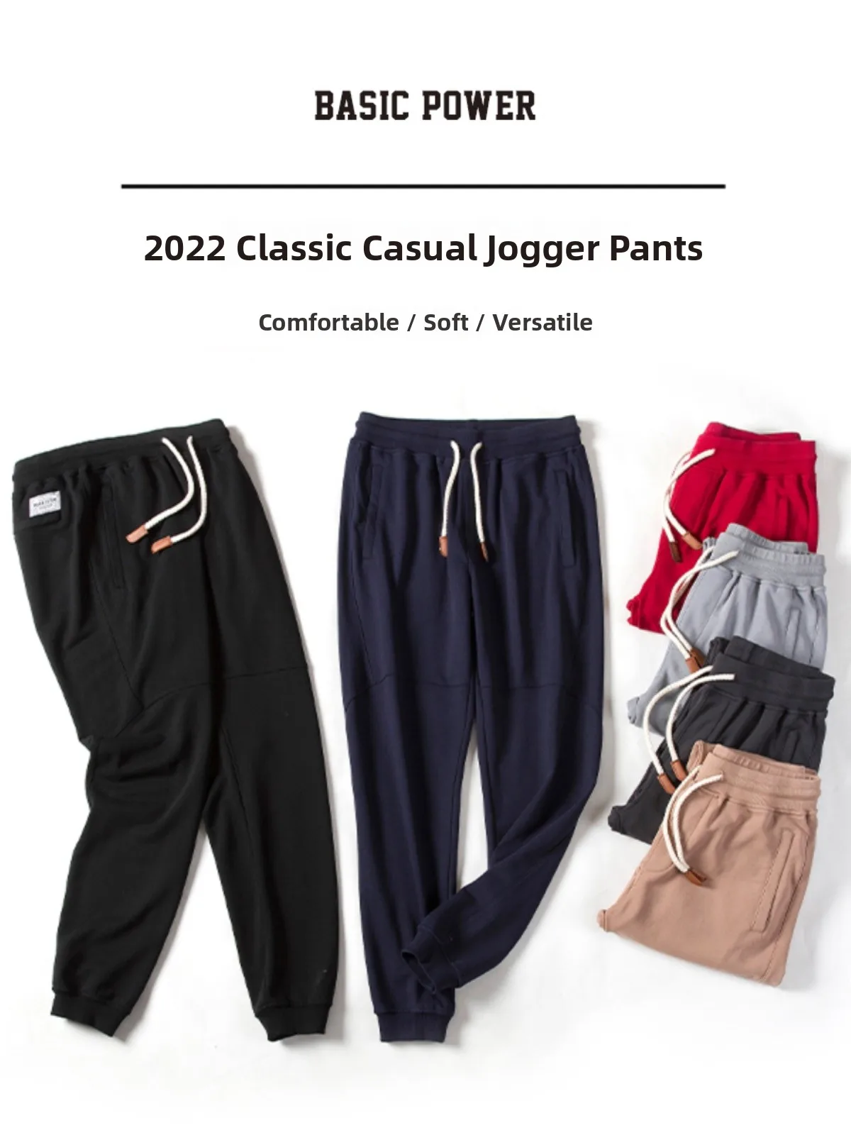 Loose Fit Pure Cotton Casual Sports Pants Men's Autumn Spring Winter Trendy Straight Leg Pants mid Waist Basic Color
Loose Fit Pure Cotton Casual Sports Pants Men's Autumn Spring Winter Trendy Straight Leg Pants mid Waist Basic Color