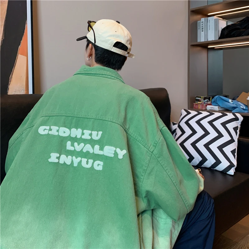 Мужская джинсовая куртка Waed adient в американском стиле INS, свободная, модная, брендовая, для пар, осень-зима
Мужская джинсовая куртка Waed adient в американском стиле INS, свободная, модная, брендовая, для пар, осень-зима