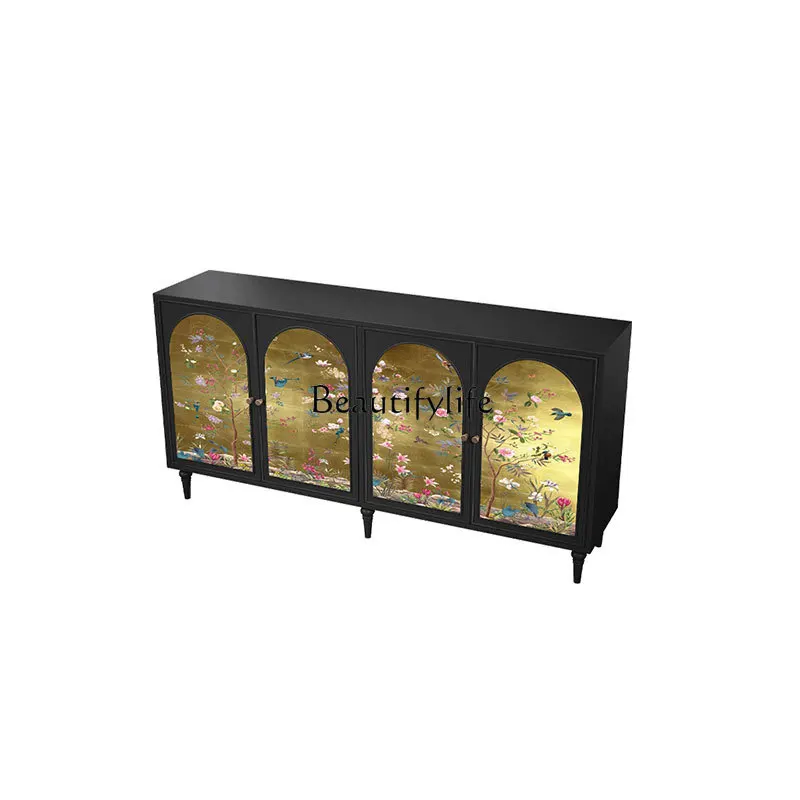 French Chinese style solid wood locker, living room entrance decoration large-capacity shoe cabinet
French Chinese style solid wood locker, living room entrance decoration large-capacity shoe cabinet