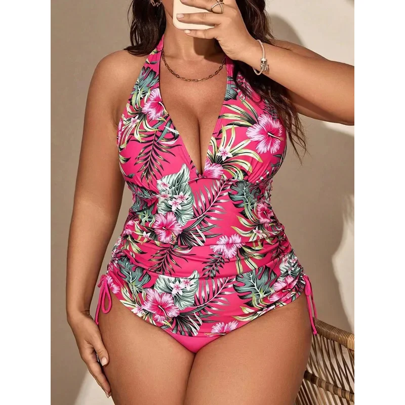 2026 New Plus Size Women Sexy Floral Print Tummy Control Two Piece Bikini Monokini Bathing Suit
2026 New Plus Size Women Sexy Floral Print Tummy Control Two Piece Bikini Monokini Bathing Suit