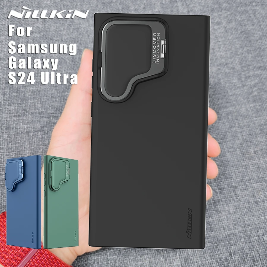 Чехол Nillkin для Samsung Galaxy S24 Ultra 5G, чехол CamShield, шелковистый силиконовый чехол для ПК с объективом 360°, задняя крышка для телефона
Чехол Nillkin для Samsung Galaxy S24 Ultra 5G, чехол CamShield, шелковистый силиконовый чехол для ПК с объективом 360°, задняя крышка для телефона