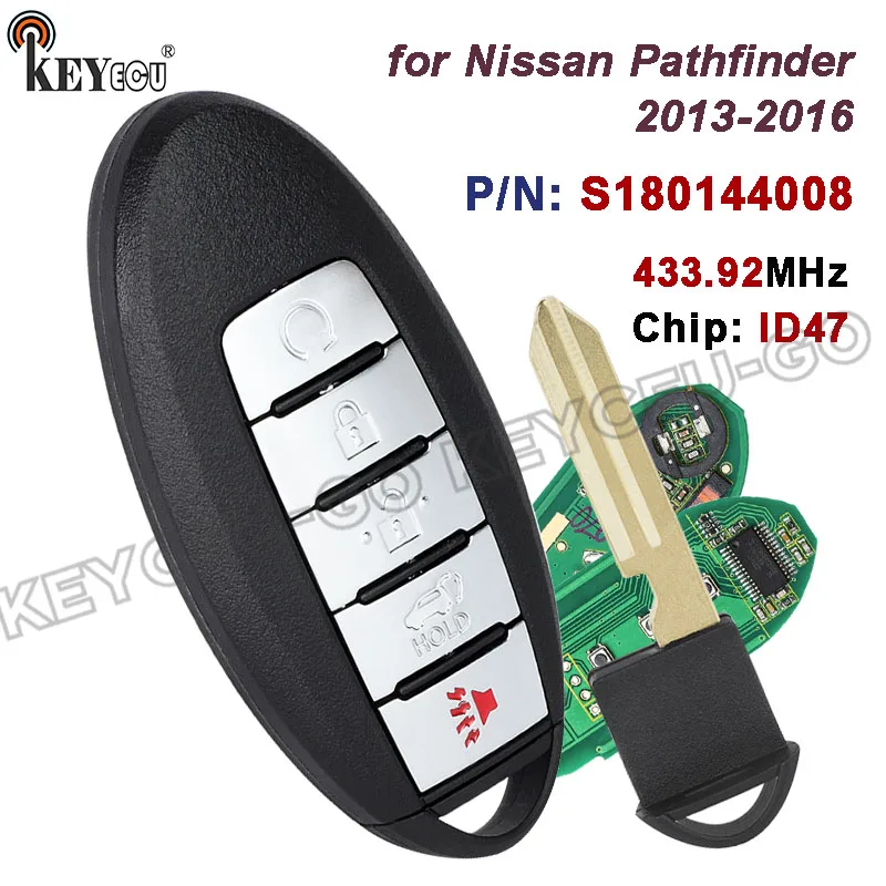Чип KEYECU 433,92 МГц ID47 S180144008 KR5S180144014 для Nissan Murano Pathfinder 2013 2014 2015 2016 умный дистанционный брелок
Чип KEYECU 433,92 МГц ID47 S180144008 KR5S180144014 для Nissan Murano Pathfinder 2013 2014 2015 2016 умный дистанционный брелок