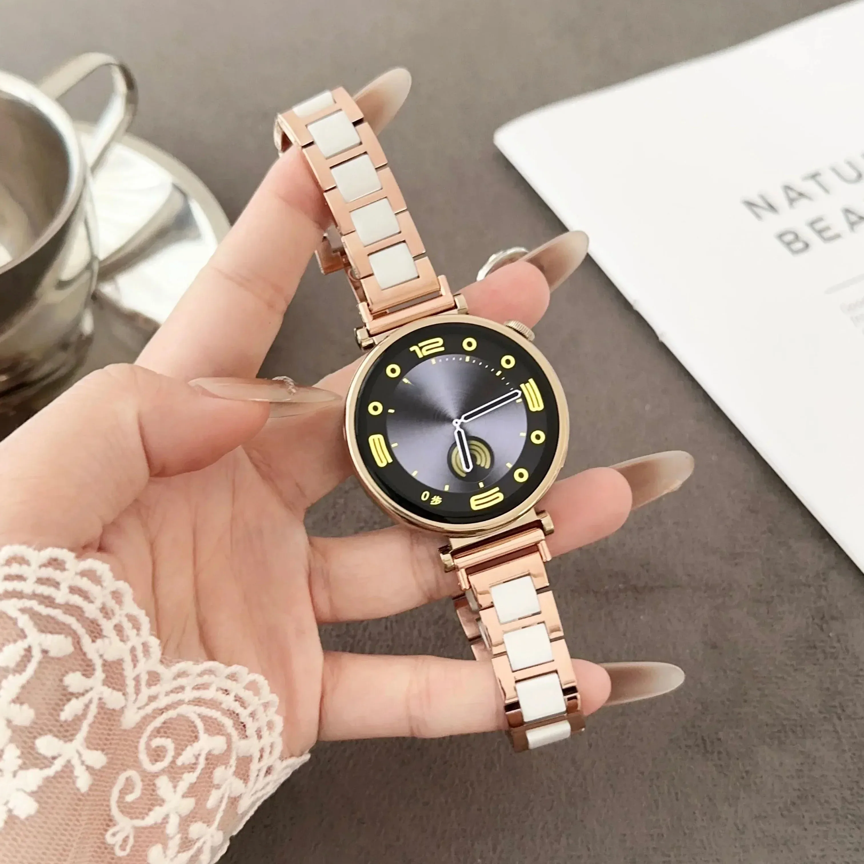 Браслет керамический из нержавеющей стали для Huawei Watch GT 4 41 мм 3 Pro 43 мм, тонкий женский браслет для Samsung Galaxy 46 мм 4 6 5 Pro Classic
Браслет керамический из нержавеющей стали для Huawei Watch GT 4 41 мм 3 Pro 43 мм, тонкий женский браслет для Samsung Galaxy 46 мм 4 6 5 Pro Classic