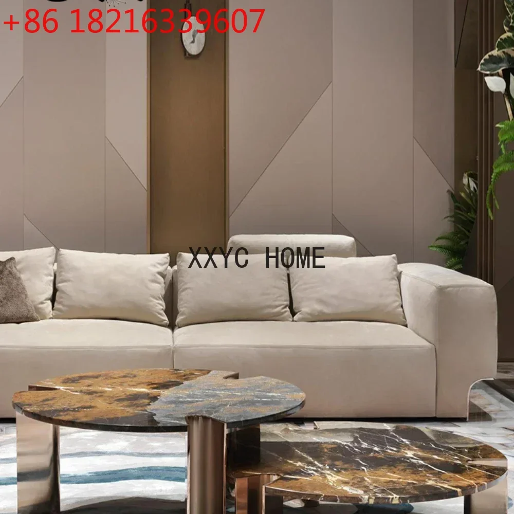 Круглый кофейный столик TAO Marble в гонконгском стиле для демонстрационных комнат
Круглый кофейный столик TAO Marble в гонконгском стиле для демонстрационных комнат