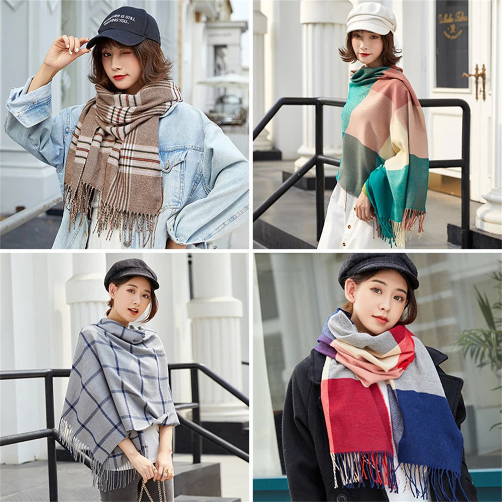 Faux Cashmere scarves for women autumn and winter thickened thermal current suede scarf Korean version of wool shawl P01
Faux Cashmere scarves for women autumn and winter thickened thermal current suede scarf Korean version of wool shawl P01