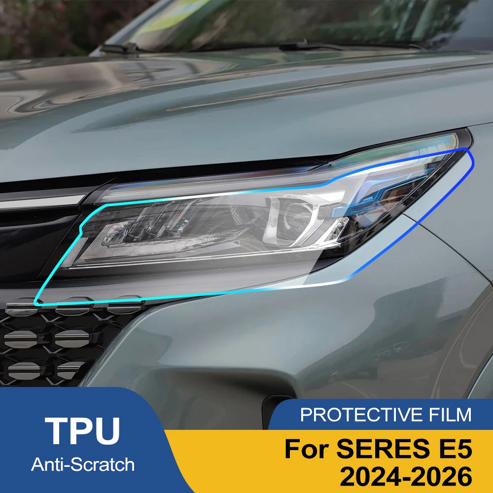 Для SERES E5 2024-2026: Защитная пленка для фар (дымчато-черная, глянцевая, предварительно вырезанная) из ТПУ/ППФ, антицарапийная, комплект для оклейки автомобиля винилом
Для SERES E5 2024-2026: Защитная пленка для фар (дымчато-черная, глянцевая, предварительно вырезанная) из ТПУ/ППФ, антицарапийная, комплект для оклейки автомобиля винилом