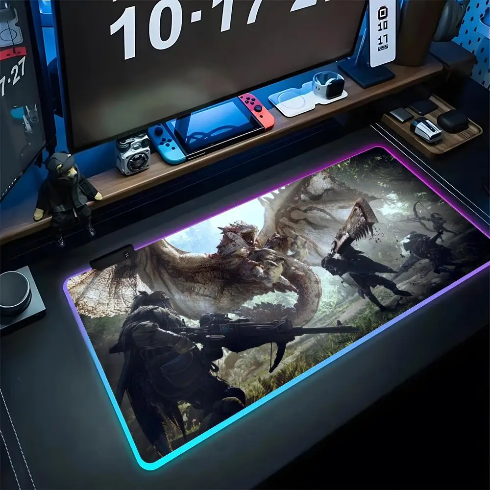 MonsterS HunterS World Mouse Pad Gaming Rgb Mousepad Backlit Keyboard Gamer Girl Xxl Laptop Mat Manga Table Pads Deskpad
MonsterS HunterS World Mouse Pad Gaming Rgb Mousepad Backlit Keyboard Gamer Girl Xxl Laptop Mat Manga Table Pads Deskpad