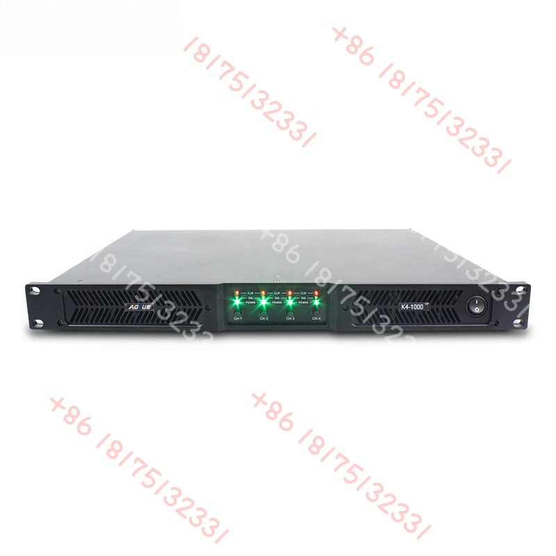 K4-1000 Amplificateur Audio Professional Amplifier 4 Channel 1000w for Line Array
K4-1000 Amplificateur Audio Professional Amplifier 4 Channel 1000w for Line Array
