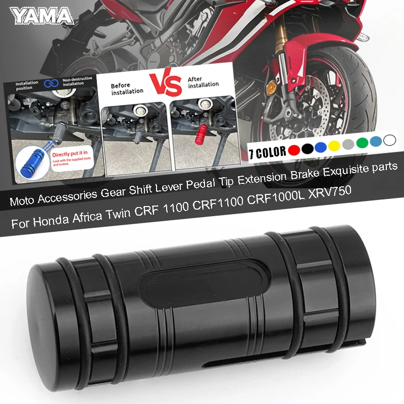 Motorcycle Accessories For Honda Africa Twin CRF 1100 CRF1100 CRF1000L XRV750 CNC Gear Shift Lever Tip Extension Enlarger Pedal
Motorcycle Accessories For Honda Africa Twin CRF 1100 CRF1100 CRF1000L XRV750 CNC Gear Shift Lever Tip Extension Enlarger Pedal