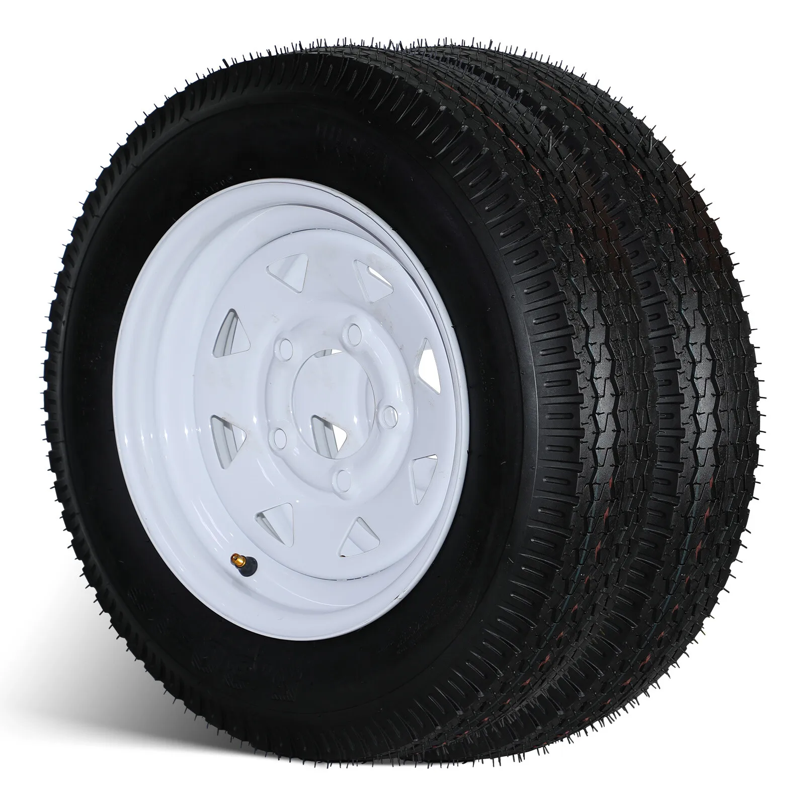 2pcs Trailer Tires On Rims 5.30-12 530-12 Load Range B 5 Lug White Spoke Wheel
2pcs Trailer Tires On Rims 5.30-12 530-12 Load Range B 5 Lug White Spoke Wheel