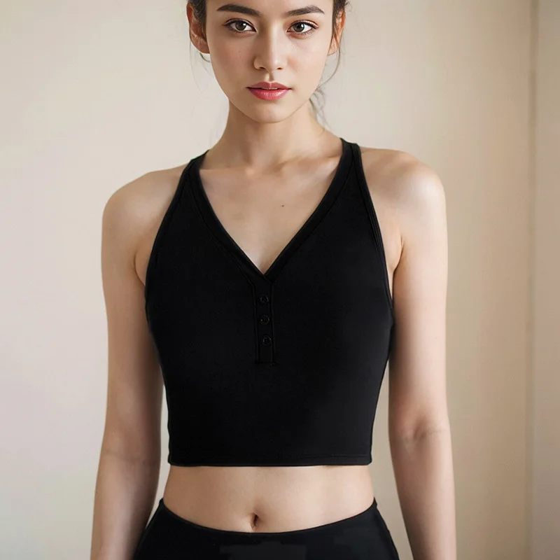 Women's 2025 Summer Front-Zipper Sexy Sports Bra High Support Shockproof Crop Tank Button-Front Yoga Running Fitness Top
Women's 2025 Summer Front-Zipper Sexy Sports Bra High Support Shockproof Crop Tank Button-Front Yoga Running Fitness Top