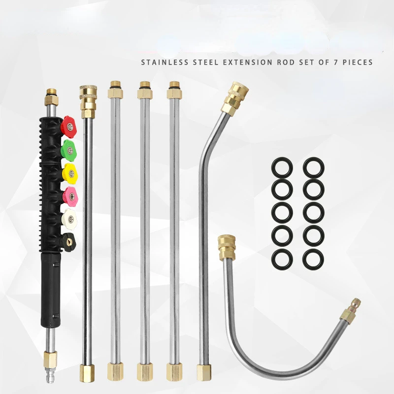 Gutter Cleaning Tool Pressure Washer - Extension Wands,Roof Cleaner Nozzle Replacement Anti-Leaked Ring 1/4 Quick Connect
Gutter Cleaning Tool Pressure Washer - Extension Wands,Roof Cleaner Nozzle Replacement Anti-Leaked Ring 1/4 Quick Connect