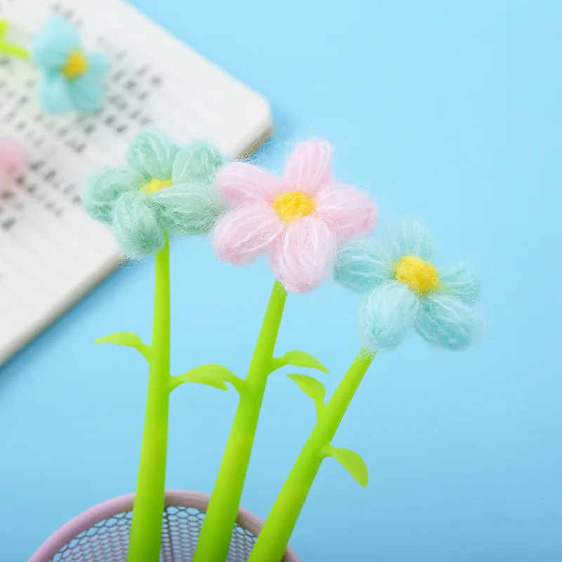 36PCS Korean Stationery Silicone Sunflower Quick Drying Pen Creative Sunflower Fabric Flower Rollerball pen
36PCS Korean Stationery Silicone Sunflower Quick Drying Pen Creative Sunflower Fabric Flower Rollerball pen