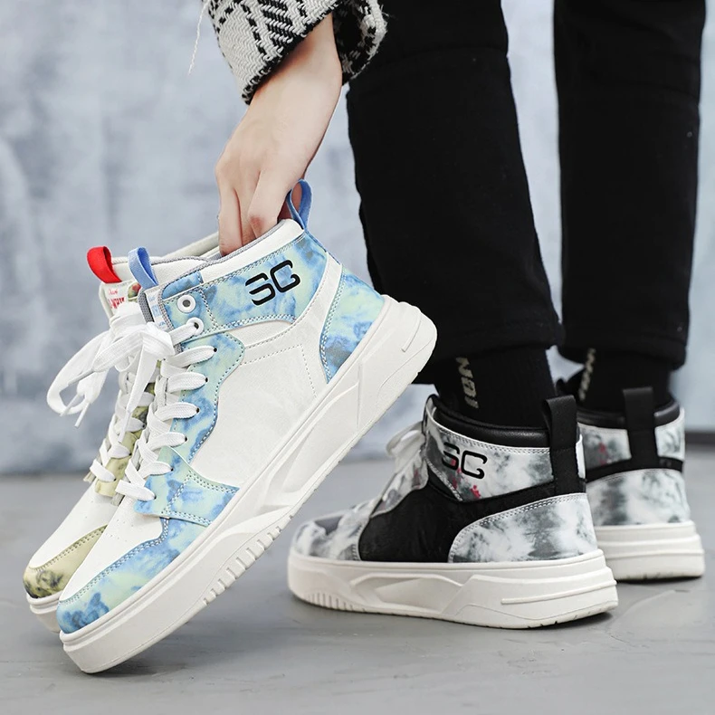 Shoes for Men High-top High-quality Platform Board Shoes Big Head Leather Sneaker Outdoor Leisure Men's Shoes Zapatillas Hombre
Shoes for Men High-top High-quality Platform Board Shoes Big Head Leather Sneaker Outdoor Leisure Men's Shoes Zapatillas Hombre