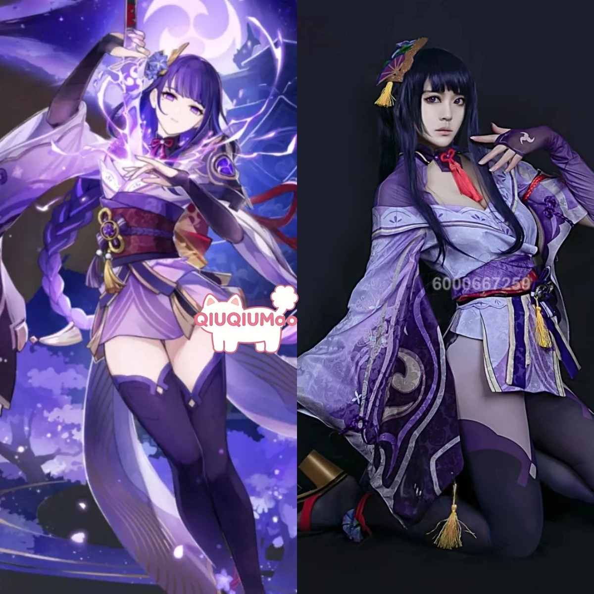 Hot Game Genshin Impact Cosplay Inazuma Costume Anime Raiden Shogun Role Playing Dress Outfit for Women Adult Comic Con Party
Hot Game Genshin Impact Cosplay Inazuma Costume Anime Raiden Shogun Role Playing Dress Outfit for Women Adult Comic Con Party