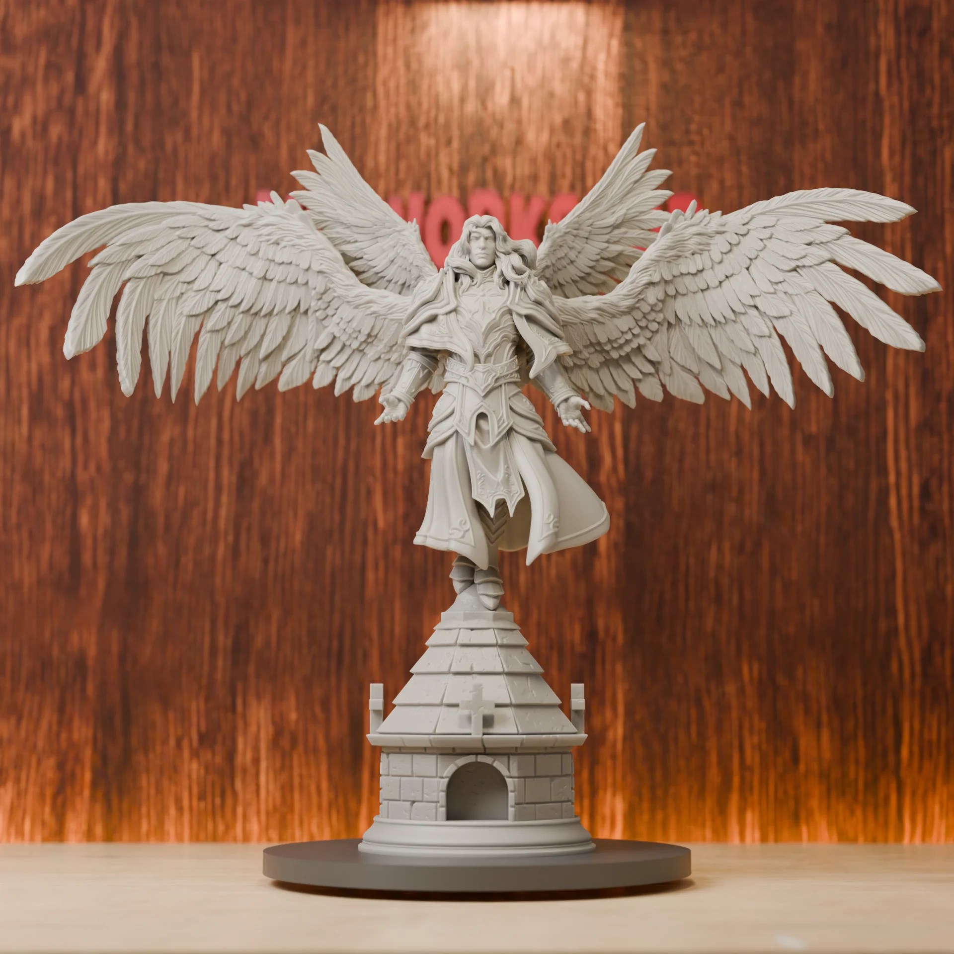Celestial Angel Miniatures | 28mm-75mm | Resin 3D Printed DND Pathfinder Mini | Unpainted Grey
Celestial Angel Miniatures | 28mm-75mm | Resin 3D Printed DND Pathfinder Mini | Unpainted Grey