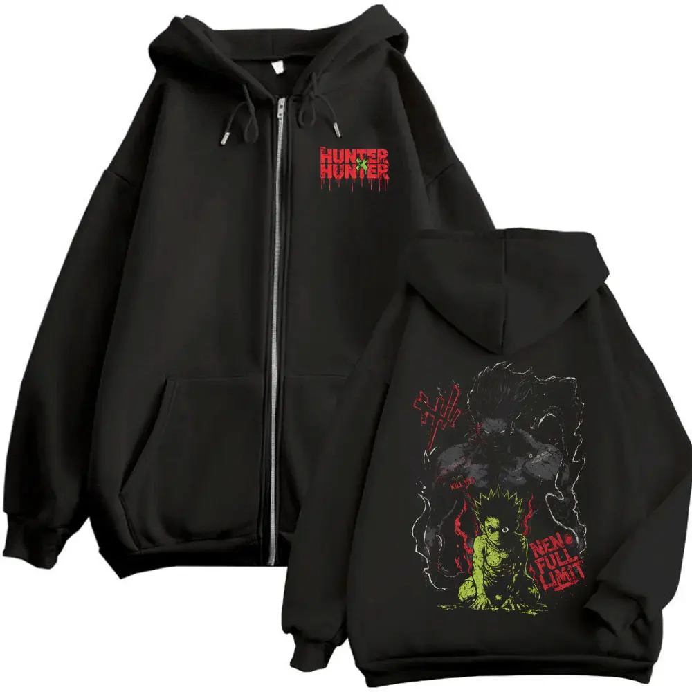 Anime Hunter X Hunter Gon Freecss Merch Zipper Hoodie Men Women Fleece Cotton Zip Up Jacket 90s Manga Retro Cosplay Streetwear
Anime Hunter X Hunter Gon Freecss Merch Zipper Hoodie Men Women Fleece Cotton Zip Up Jacket 90s Manga Retro Cosplay Streetwear
