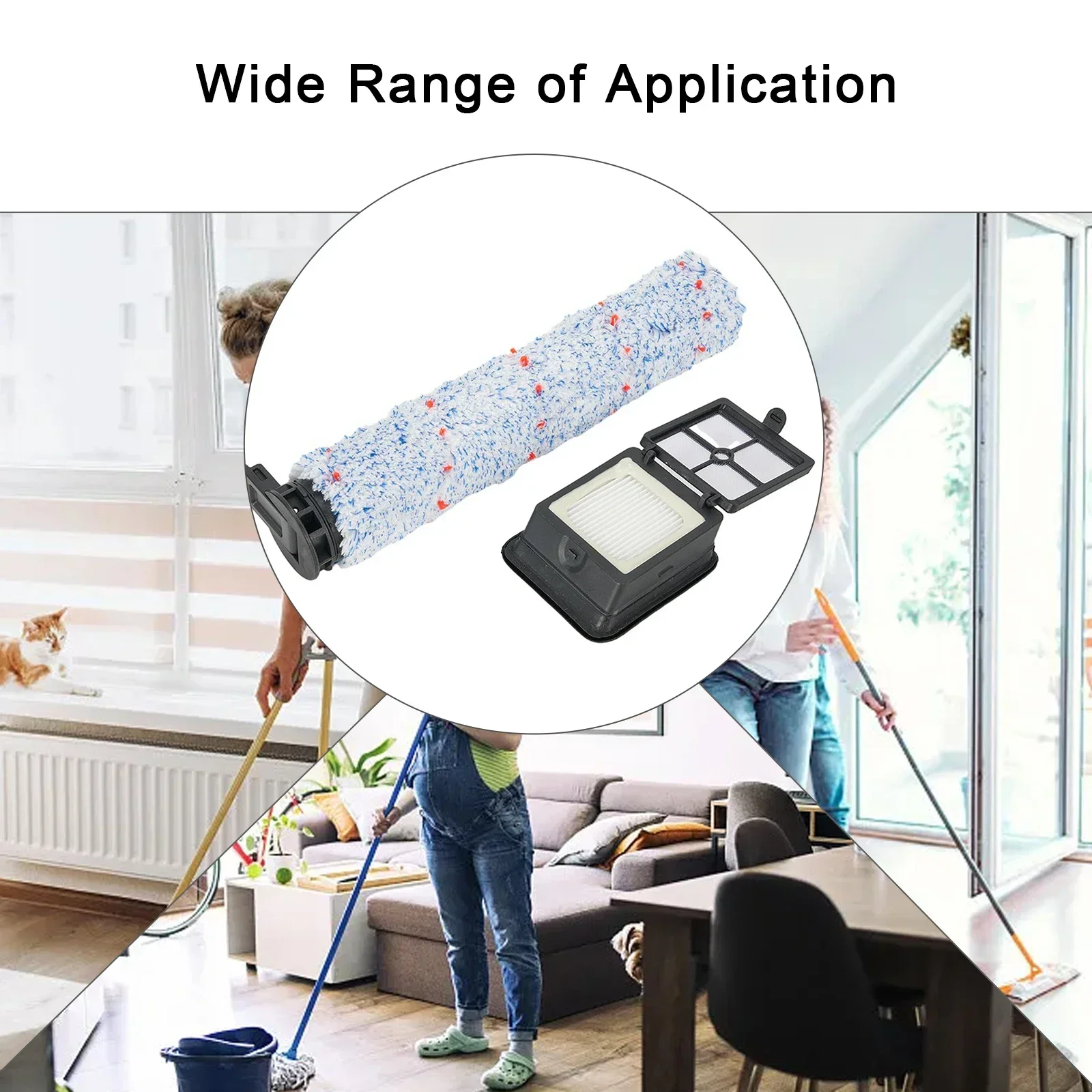 Rug Microfiber Roller Brush Filter Set For AlfaBot T30 T36 Cordless Vacuum Clearner Replacement Pads High Quality
Rug Microfiber Roller Brush Filter Set For AlfaBot T30 T36 Cordless Vacuum Clearner Replacement Pads High Quality