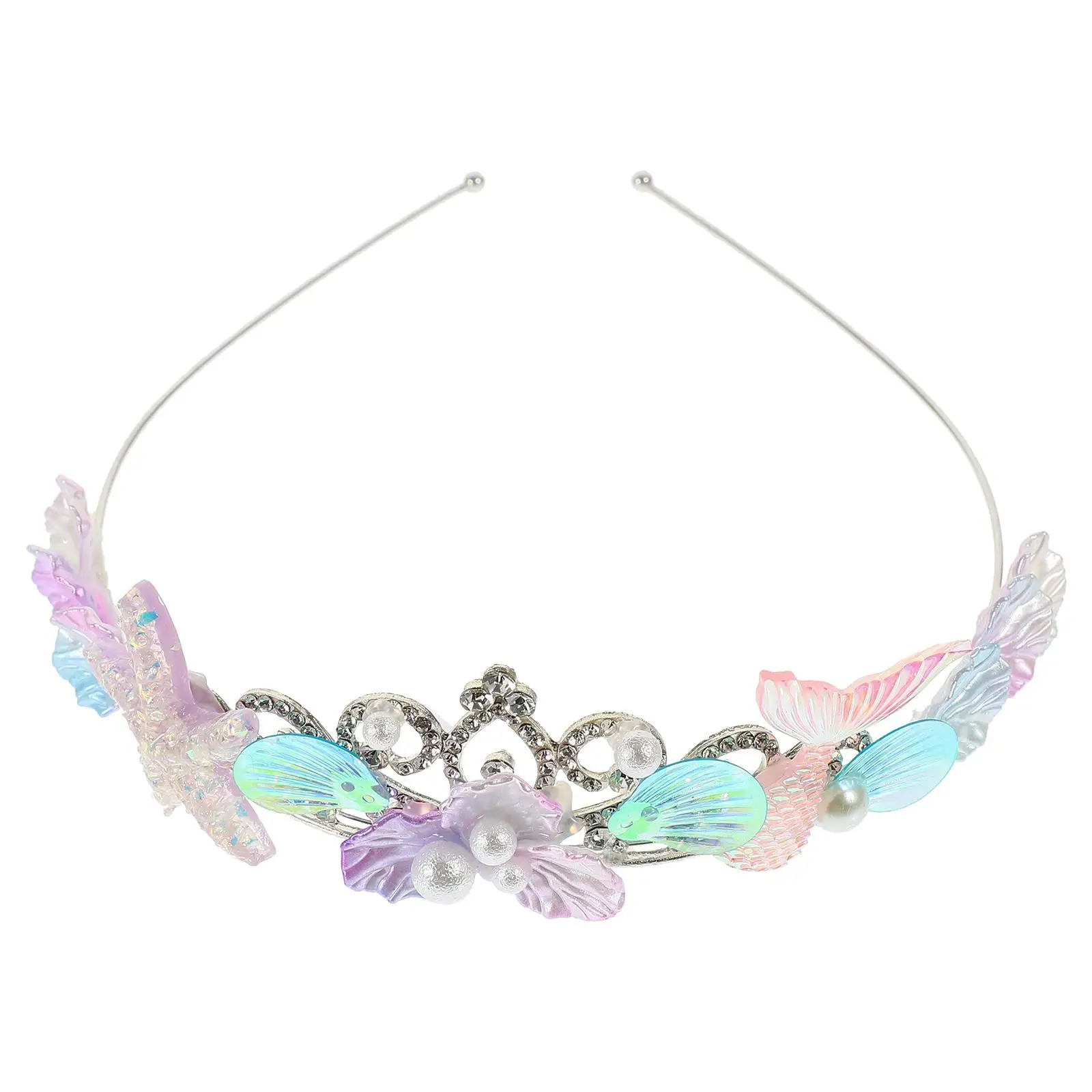 Mermaid Hair Crown Accessories Girls Rhinestones Metal Lovely Headband Hoops Shell Decor Hairband Headdress Party
Mermaid Hair Crown Accessories Girls Rhinestones Metal Lovely Headband Hoops Shell Decor Hairband Headdress Party