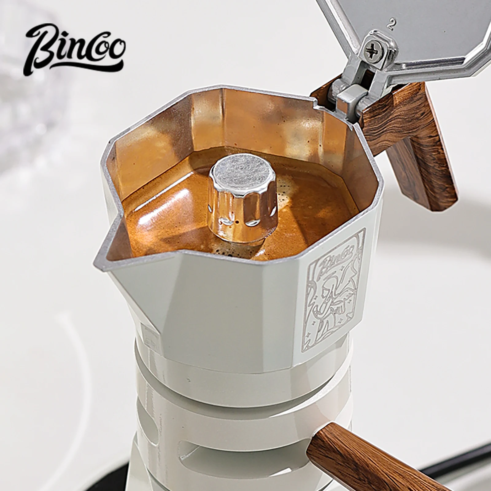 Bincoo Dual Valve Moka Pot Espresso Machine Thermostatic Extraction Coffee Moka Pot Hand Brewed Coffee Pot Barista Accessories
Bincoo Dual Valve Moka Pot Espresso Machine Thermostatic Extraction Coffee Moka Pot Hand Brewed Coffee Pot Barista Accessories