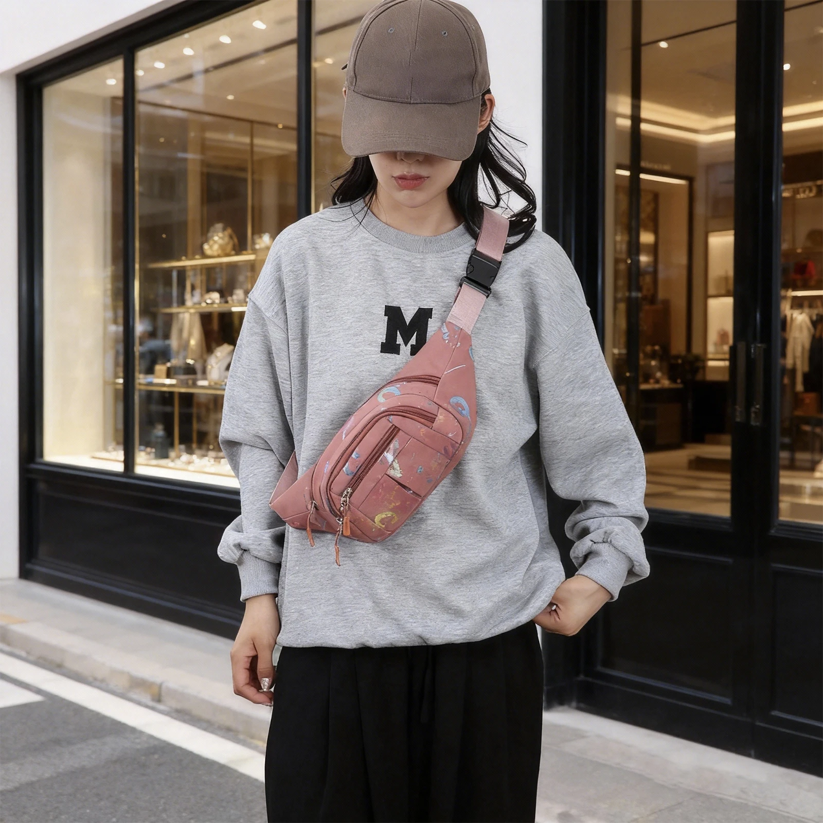 Stylish Waist Fanny Packs for Women Outdoor Waterproof Oxford Cloth Belt Bag with Extended Strap for Running Camping Hunting
Stylish Waist Fanny Packs for Women Outdoor Waterproof Oxford Cloth Belt Bag with Extended Strap for Running Camping Hunting