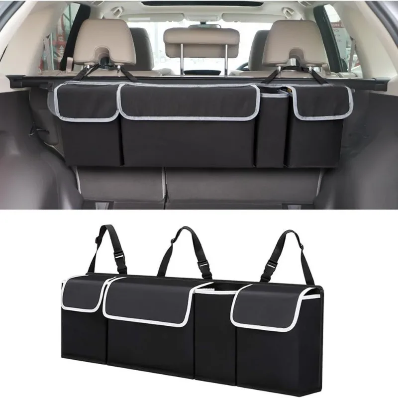 Car Trunk Storage Net - Adjustable Rear Seat Storage Bag Net, Large Capacity Multi-purpose Oxford Organizing Bag
Car Trunk Storage Net - Adjustable Rear Seat Storage Bag Net, Large Capacity Multi-purpose Oxford Organizing Bag