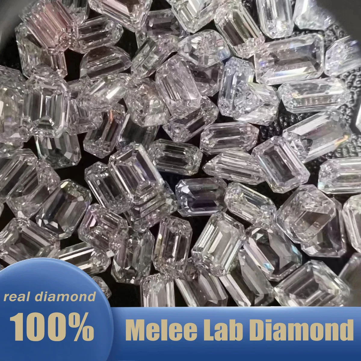 Emerald Cut Lab Grown Small Diamond DEF VS/VVS Loose CVD HPHT Diamond Different Sizes Lab Melee Diamond for Jewelry
Emerald Cut Lab Grown Small Diamond DEF VS/VVS Loose CVD HPHT Diamond Different Sizes Lab Melee Diamond for Jewelry