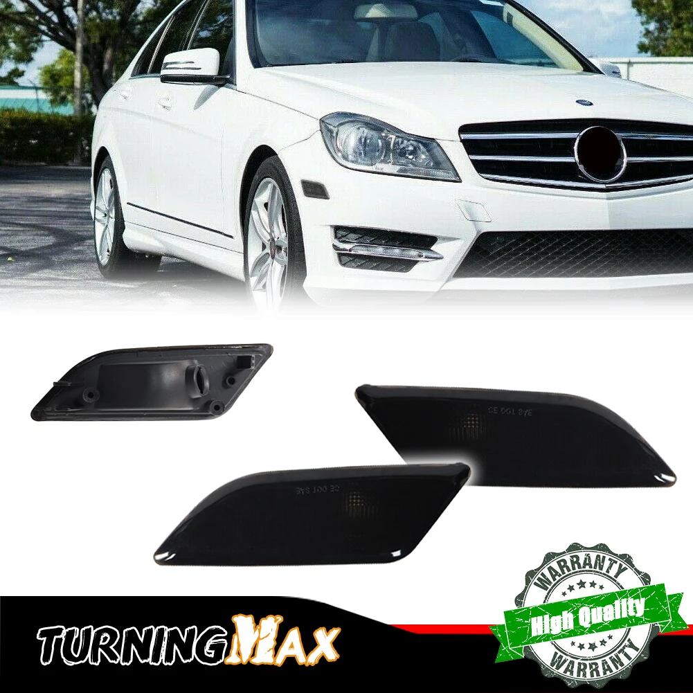 Smoked Lens Car Front Fender Side Marker Light Housings For 2012-2014 Mercedes Benz W204 LCI C250 C300 C350 Sedan/Coupe, No Bulb
Smoked Lens Car Front Fender Side Marker Light Housings For 2012-2014 Mercedes Benz W204 LCI C250 C300 C350 Sedan/Coupe, No Bulb