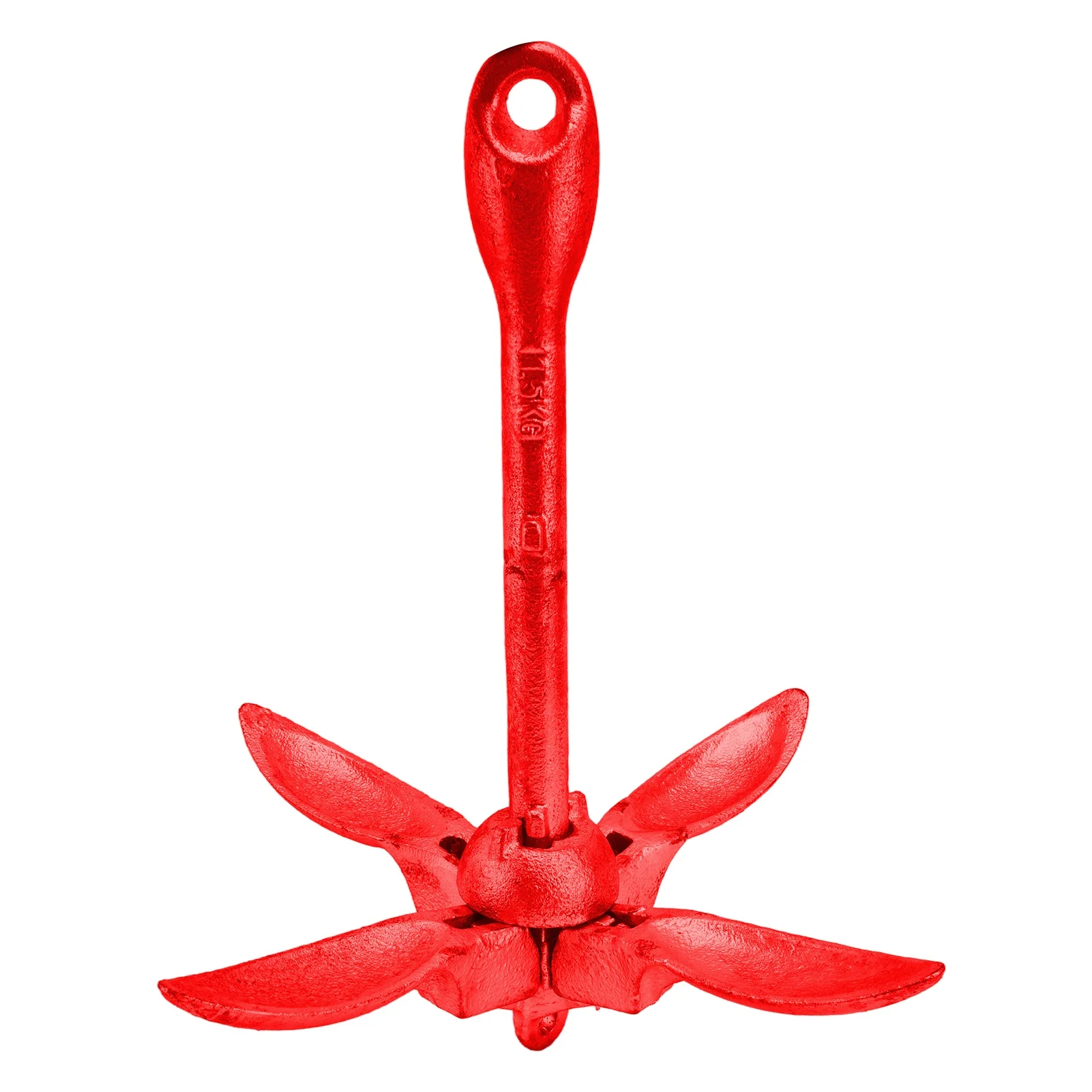 Foldable Anchor Grapnel 4 Flukes 1.5kg Carbon Steel Boat Accessory for Kayak Canoe (Carbon Steel)
Foldable Anchor Grapnel 4 Flukes 1.5kg Carbon Steel Boat Accessory for Kayak Canoe (Carbon Steel)