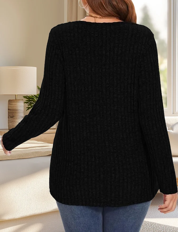 2025 Лидер продаж, однотонный топ с длинными рукавами больших размеров, модная одежда больших размеров, однотонная блузка с длинными рукавами
2025 Лидер продаж, однотонный топ с длинными рукавами больших размеров, модная одежда больших размеров, однотонная блузка с длинными рукавами