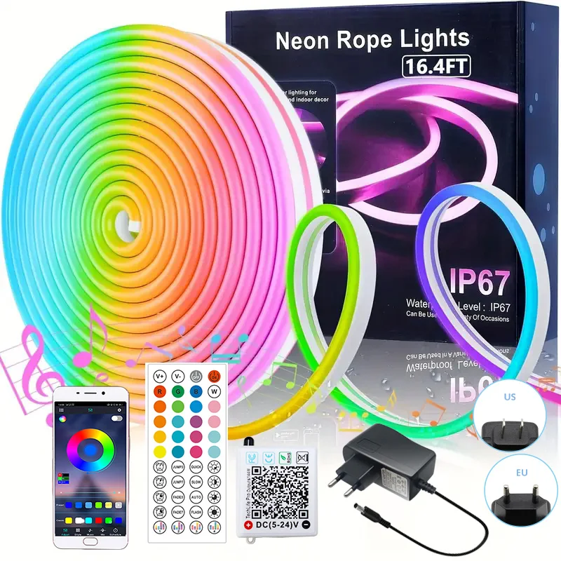 3535 RGB неоновые светодиодные ленты 24 В 5 м 10 м 20 м 30 м неоновый веревочный светильник с синхронизацией музыки IP67 водонепроницаемая световая лента для домашнего декора
3535 RGB неоновые светодиодные ленты 24 В 5 м 10 м 20 м 30 м неоновый веревочный светильник с синхронизацией музыки IP67 водонепроницаемая световая лента для домашнего декора
