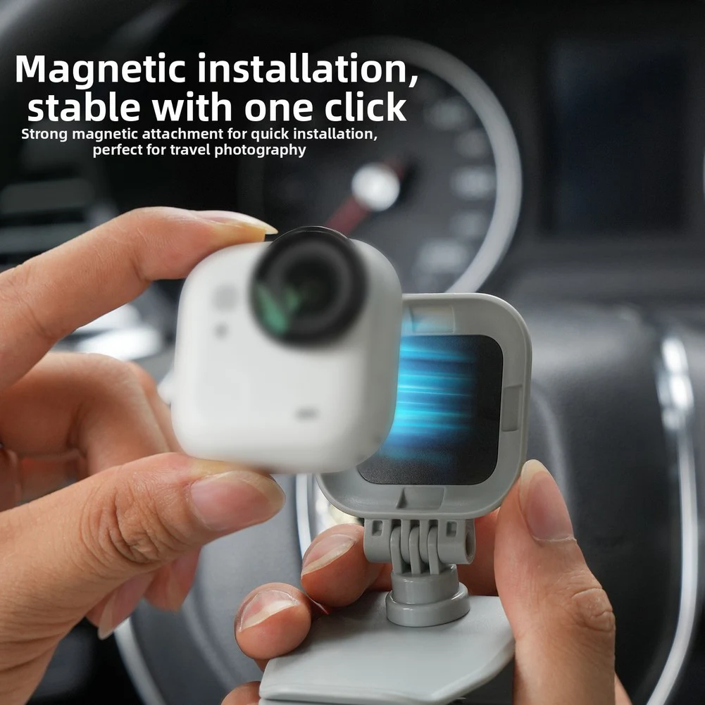 For Insta360 GO Sun Visor Clip Bracket Magnetic Fixing Clip Mount Holder For Action Camera Secure Car Use Photography Accessory
For Insta360 GO Sun Visor Clip Bracket Magnetic Fixing Clip Mount Holder For Action Camera Secure Car Use Photography Accessory