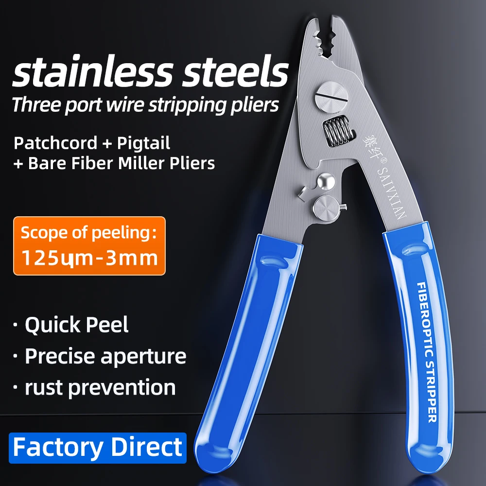 Трехпортовые плоскогубцы Miller из нержавеющей стали, кусачки для зачистки волокна, плоскогубцы для зачистки покрытия, кожаные провода, плоскогубцы для зачистки волокна,
Трехпортовые плоскогубцы Miller из нержавеющей стали, кусачки для зачистки волокна, плоскогубцы для зачистки покрытия, кожаные провода, плоскогубцы для зачистки волокна,