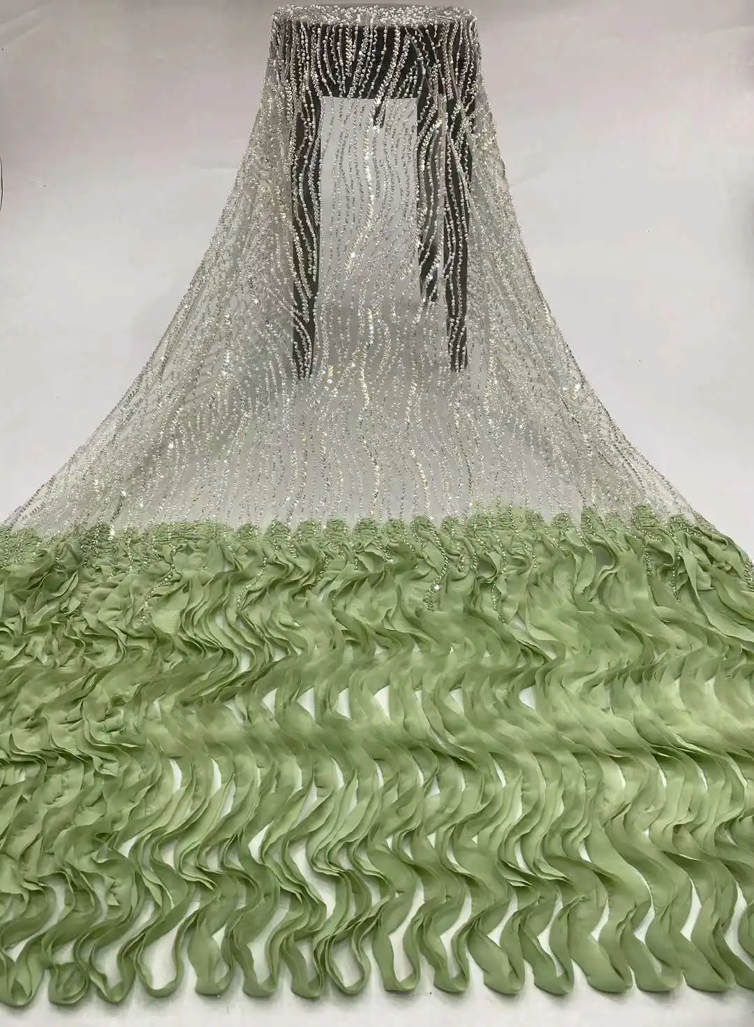 African 3D Lace Fabric 2024 High Quality Beads Lace Material French Nigerian Groom Lace Fabrics for Women Party Wedding Dresses
African 3D Lace Fabric 2024 High Quality Beads Lace Material French Nigerian Groom Lace Fabrics for Women Party Wedding Dresses