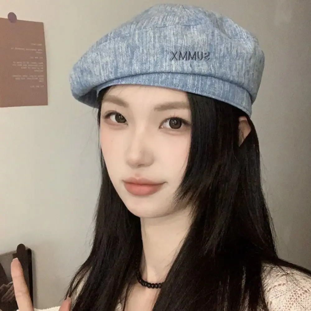 Retro Cloth Denim Beret Korean Style Newsboy Cap Denim Octagonal Hat Artist Hat British Style Retro Painter Hat Ladies
Retro Cloth Denim Beret Korean Style Newsboy Cap Denim Octagonal Hat Artist Hat British Style Retro Painter Hat Ladies