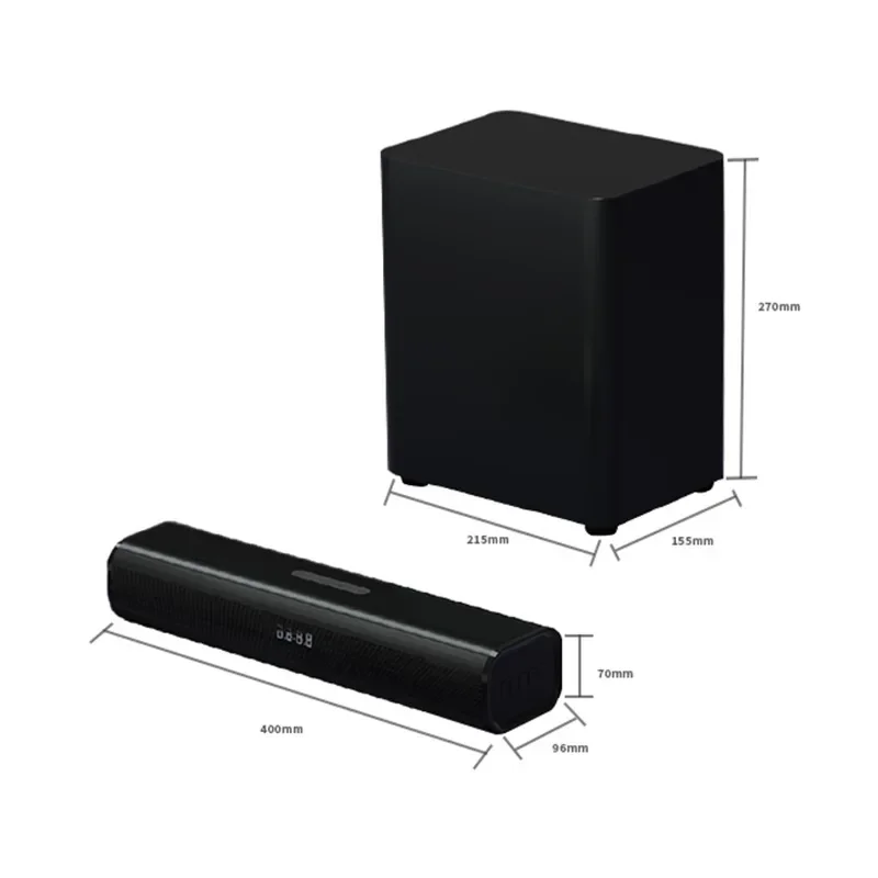 Factory Direct TV & Computer Speaker Customization For Home & Laptop Desktop Audio Customization With Power Source Battery